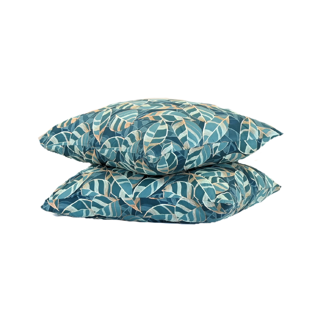 Golden Oase kussensloop set van 2, 60x70cm, 100% microvezel.