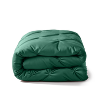 Luxe HappyBed dekbed met pinch pleat stof en wasbare all season functie