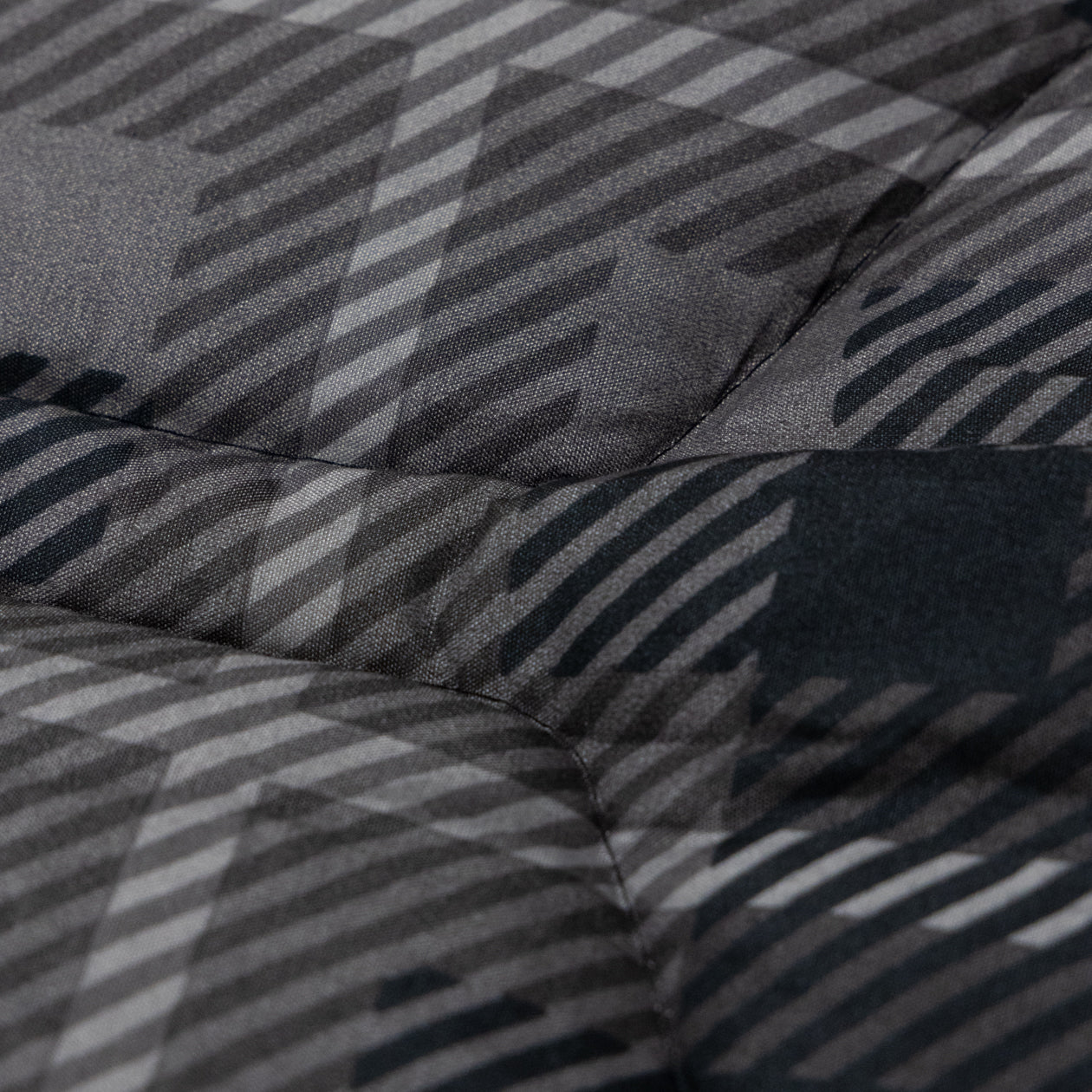 HappyBed Grau Kariert - Ganzjahresdecke