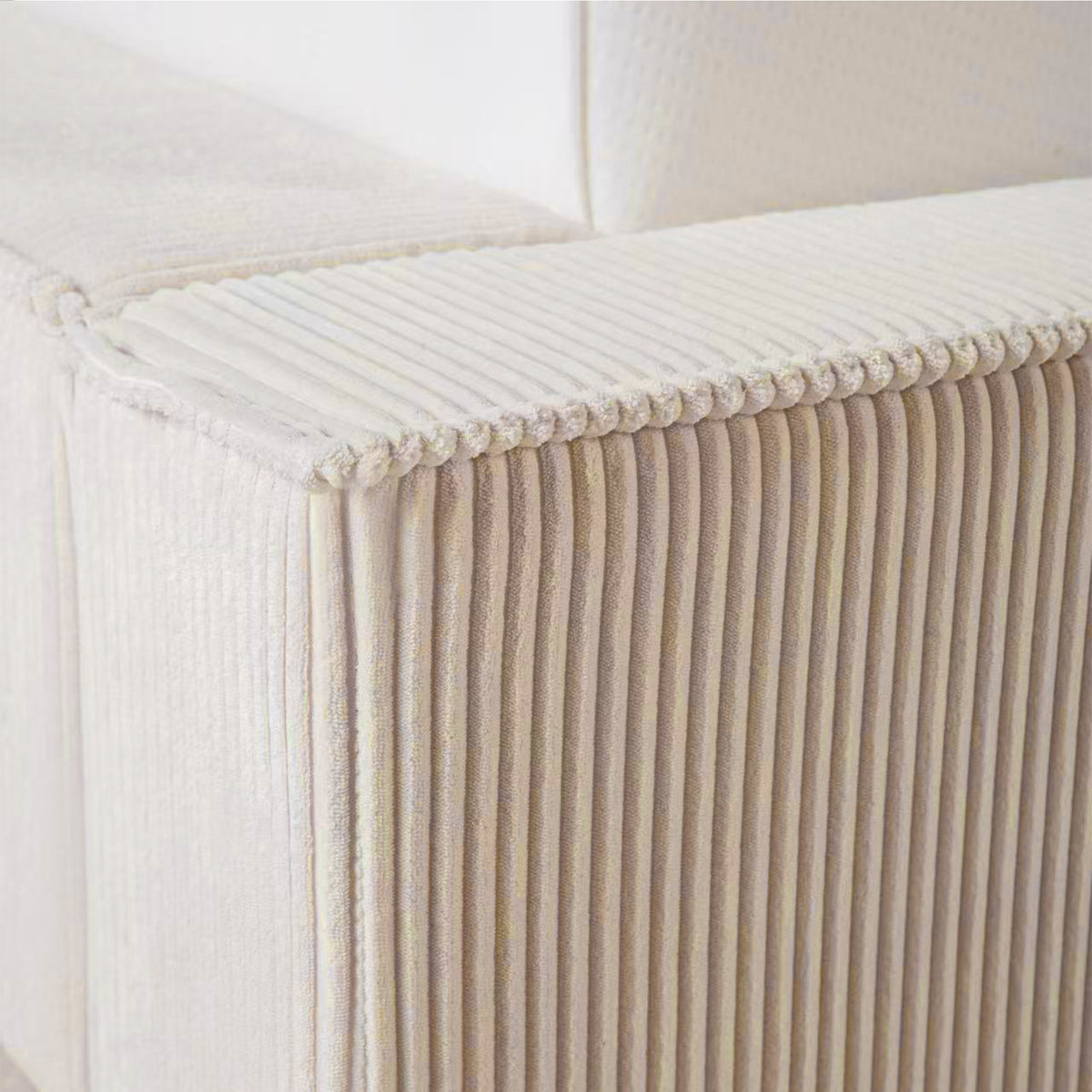 HappyBed Amour Cosy | Ripp | Creme | Bett
