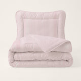 Waschbare Kids All Season Bettdecke | Pink Stripes | Inklusive Kissen