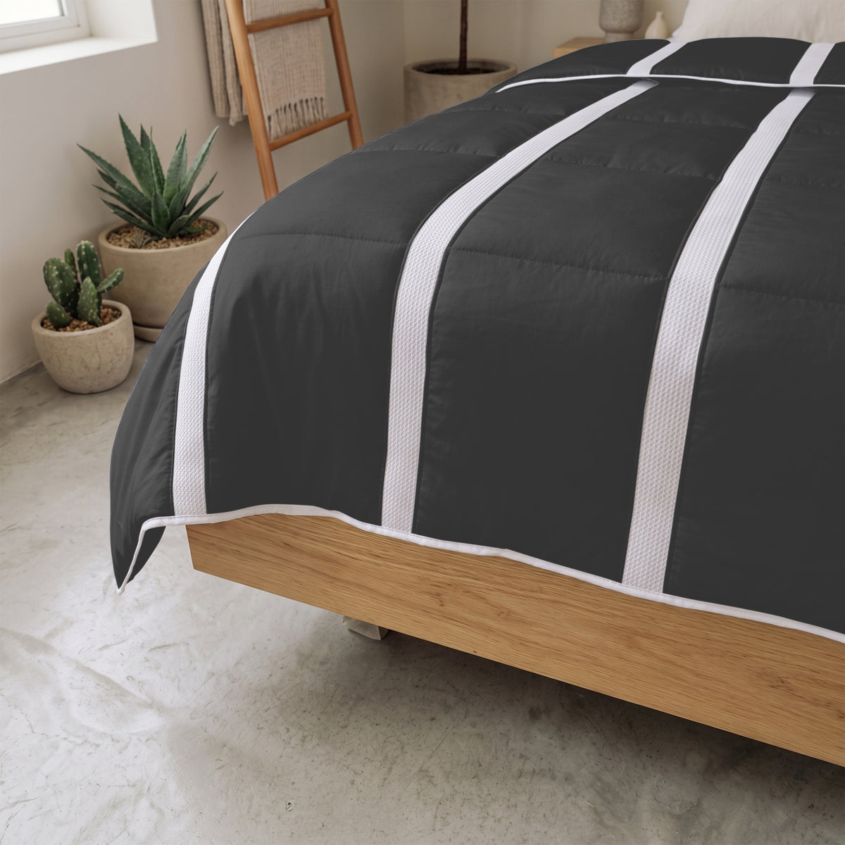 Wasbaar Zomerdekbed | Ventilation | Black