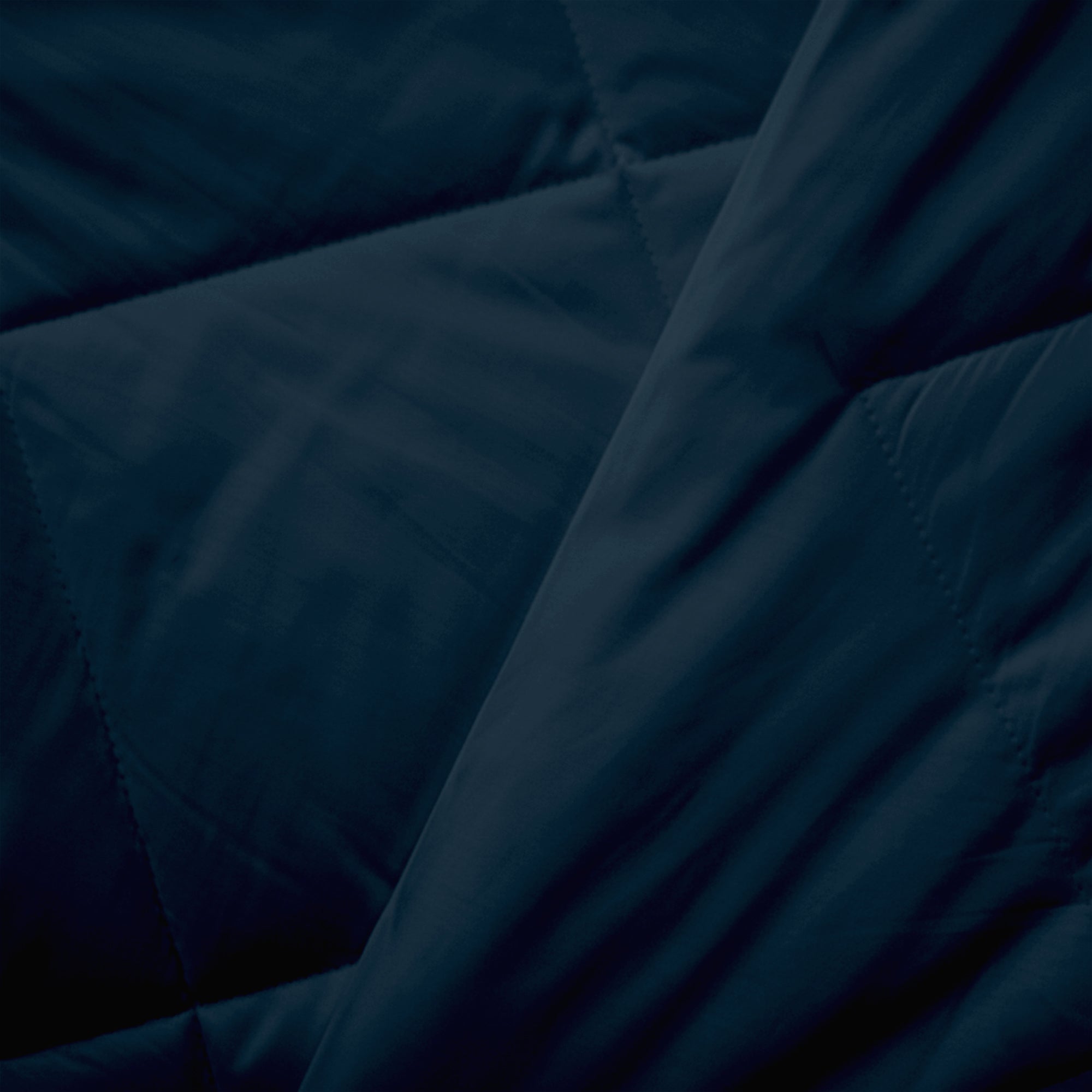 HappyBed Premium Duvet | Midnight Navy | For Year-Round Use | 100% Percale Cotton