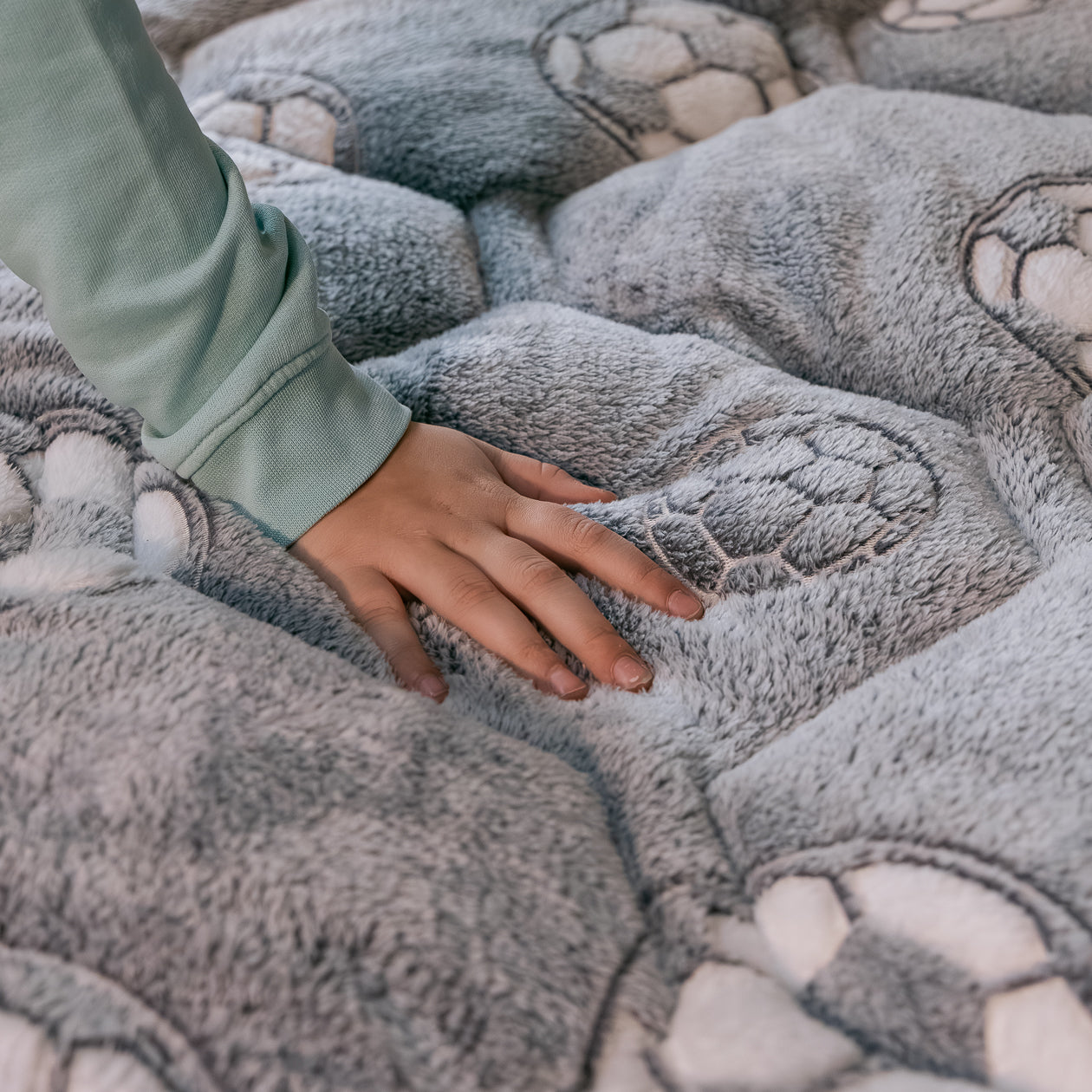 HappyBed Im Dunkeln leuchtende Kinderbettdecke | Fußballer (inklusive Kissenbezug)