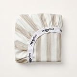 Fitted Sheet| Stripes Mélange| Cotton Linen