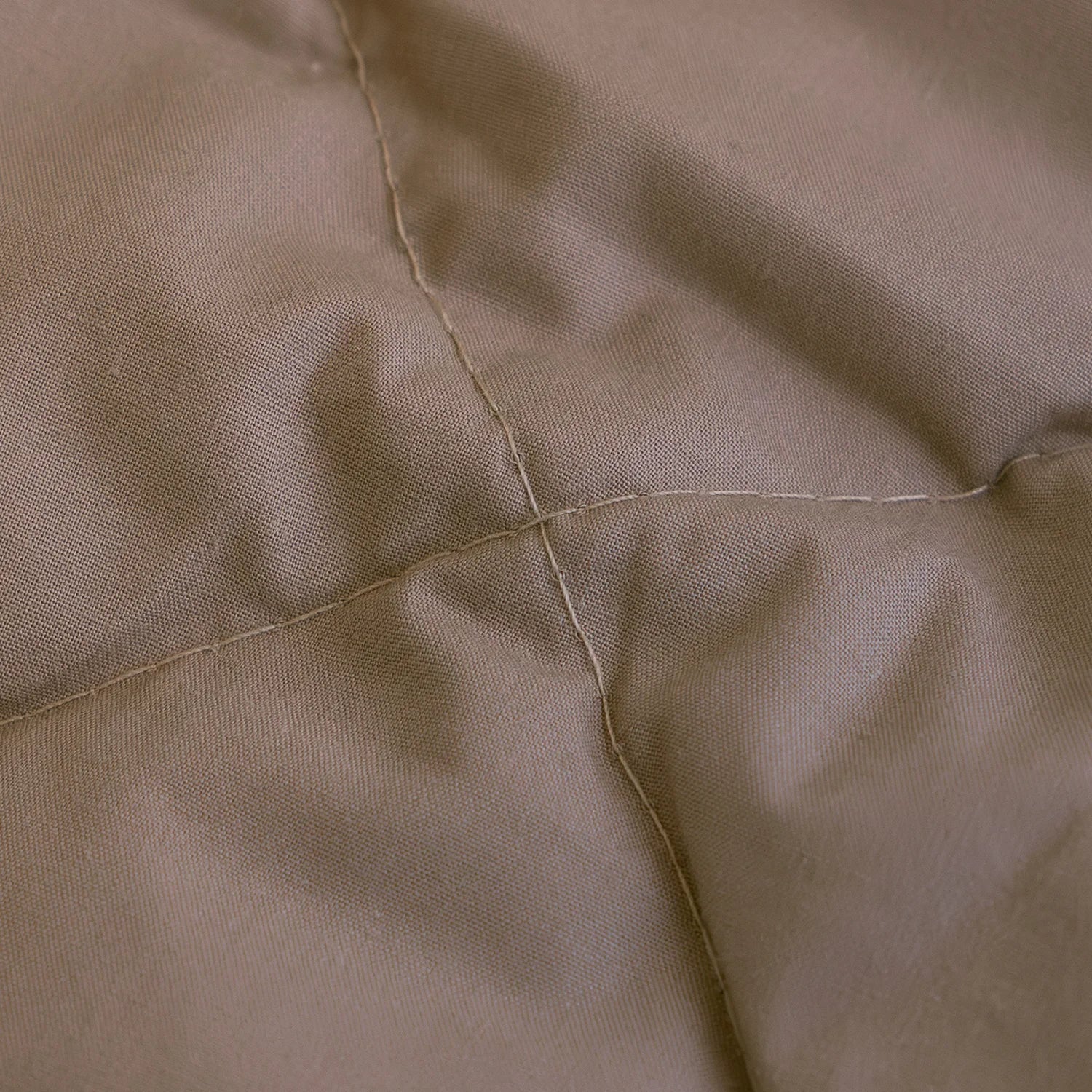 HappyBed Couette d'été lavable | Percale de coton | Dune