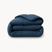 HappyBed Glossy Dark Blue - Duvet for the whole year