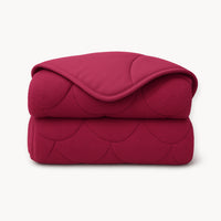 HappyBed Duvet | Teddy Bordeaux | For the whole year