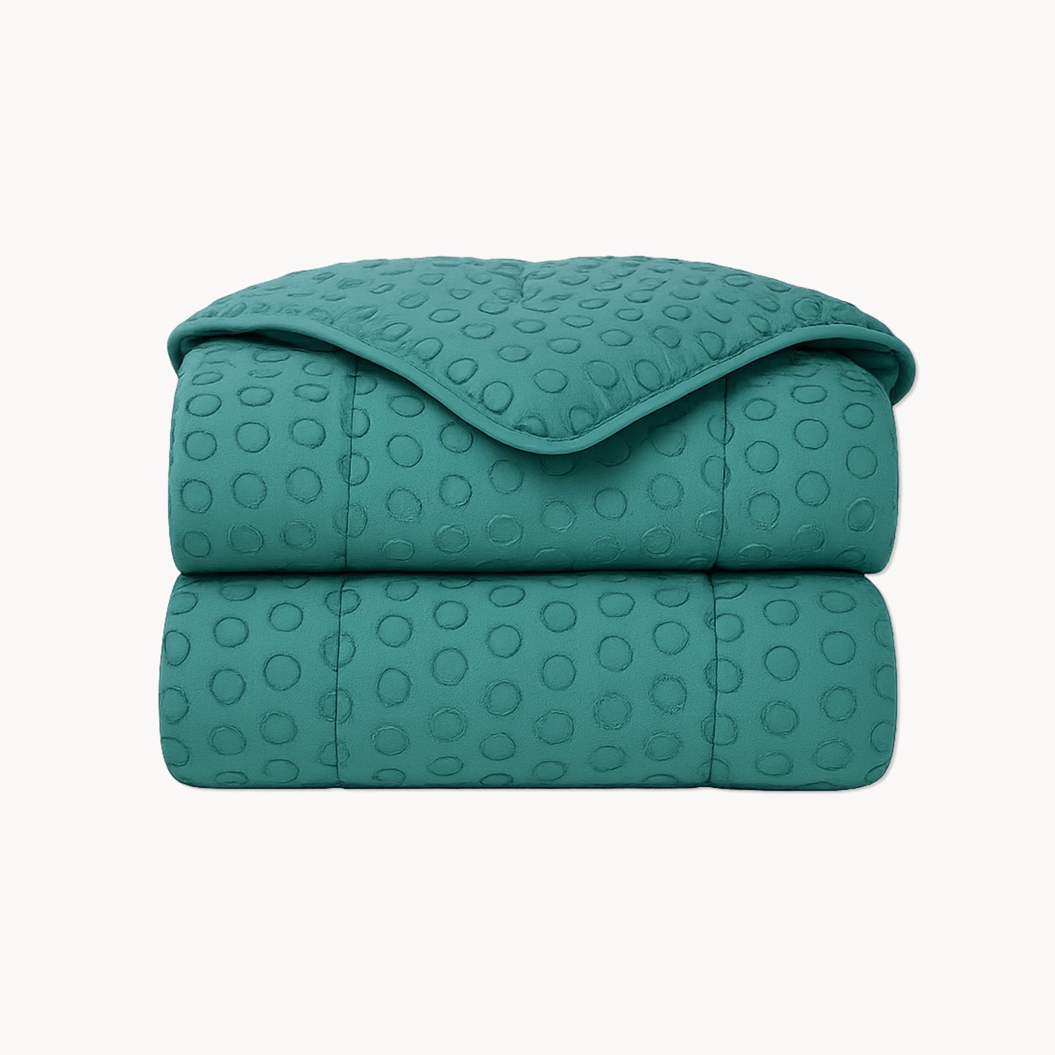 HappyBed Tufted duvet for the whole year - Emerald Green - SKU: 8721001725809