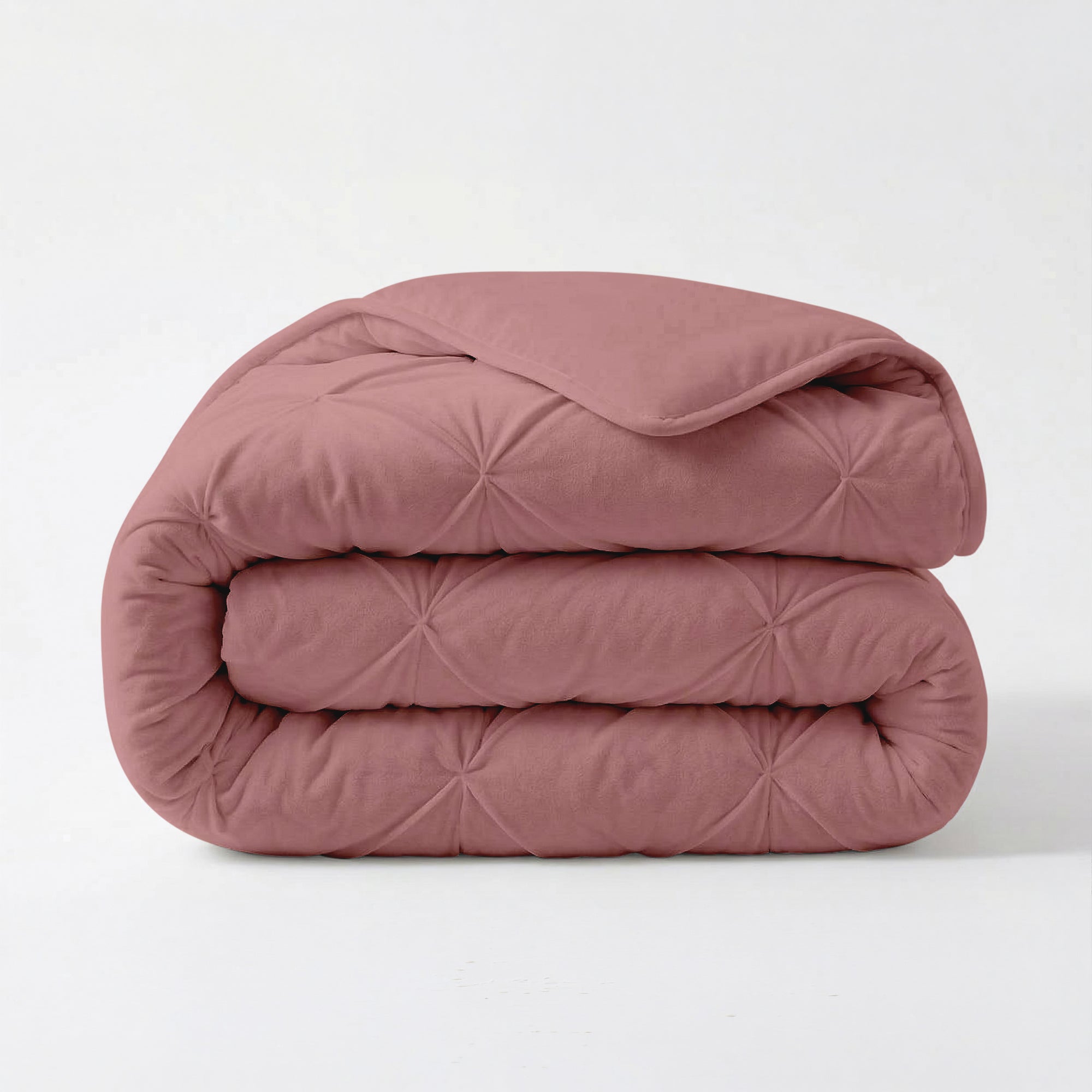 HappyBed Duvet | Grand Fold Velvet Old Pink | For All Seasons - SKU: 8717752130429