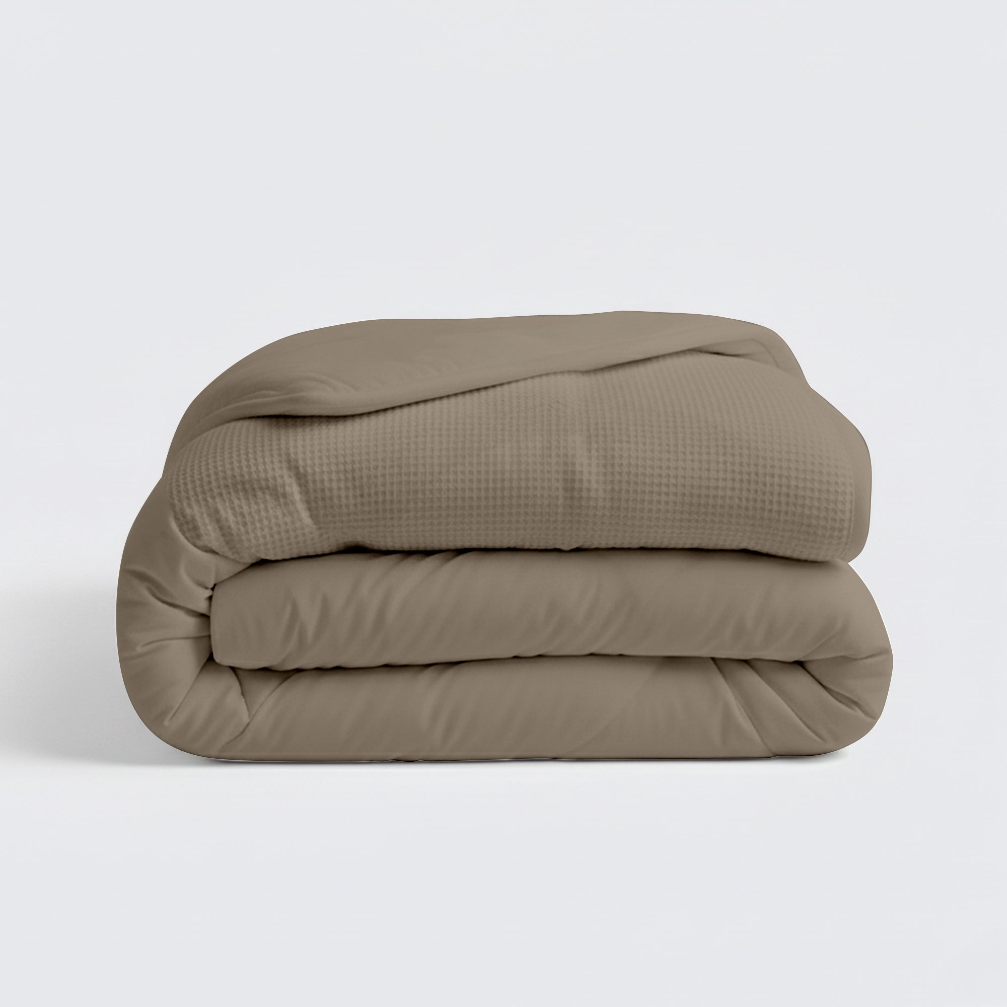 HappyBed Duvet | Waffle Taupe | For All Seasons - SKU: 8717752127702
