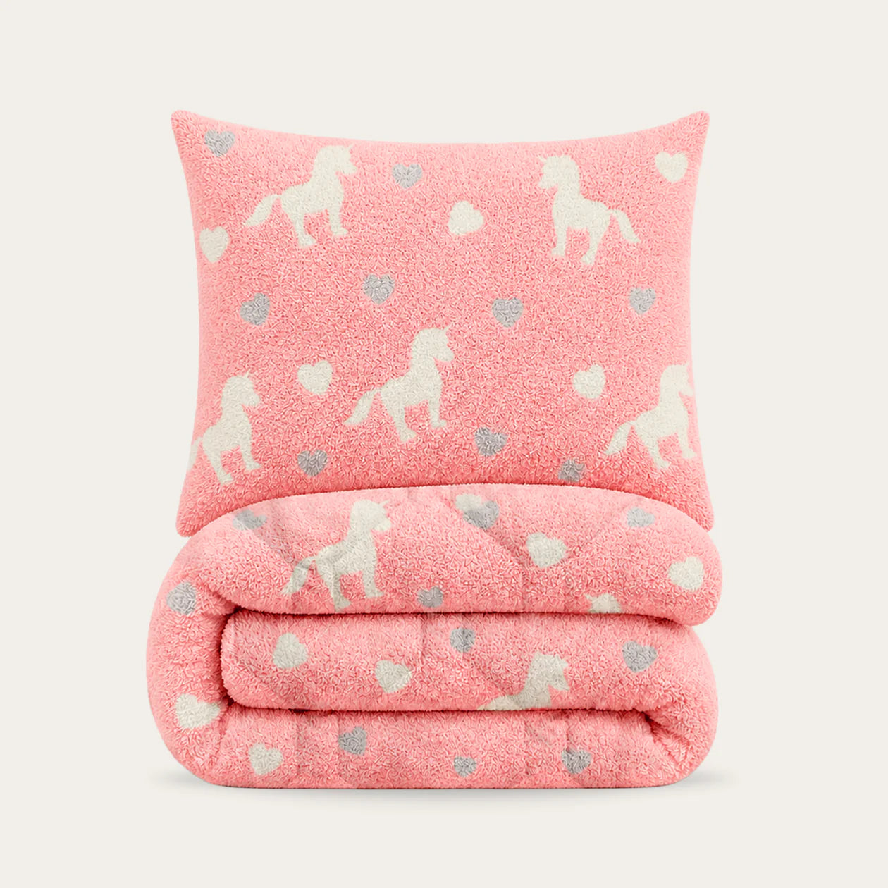 HappyBed Leuchtende Kinderbettdecke | Einhorn, inklusive Kissenbezug - SKU: 8717752131228