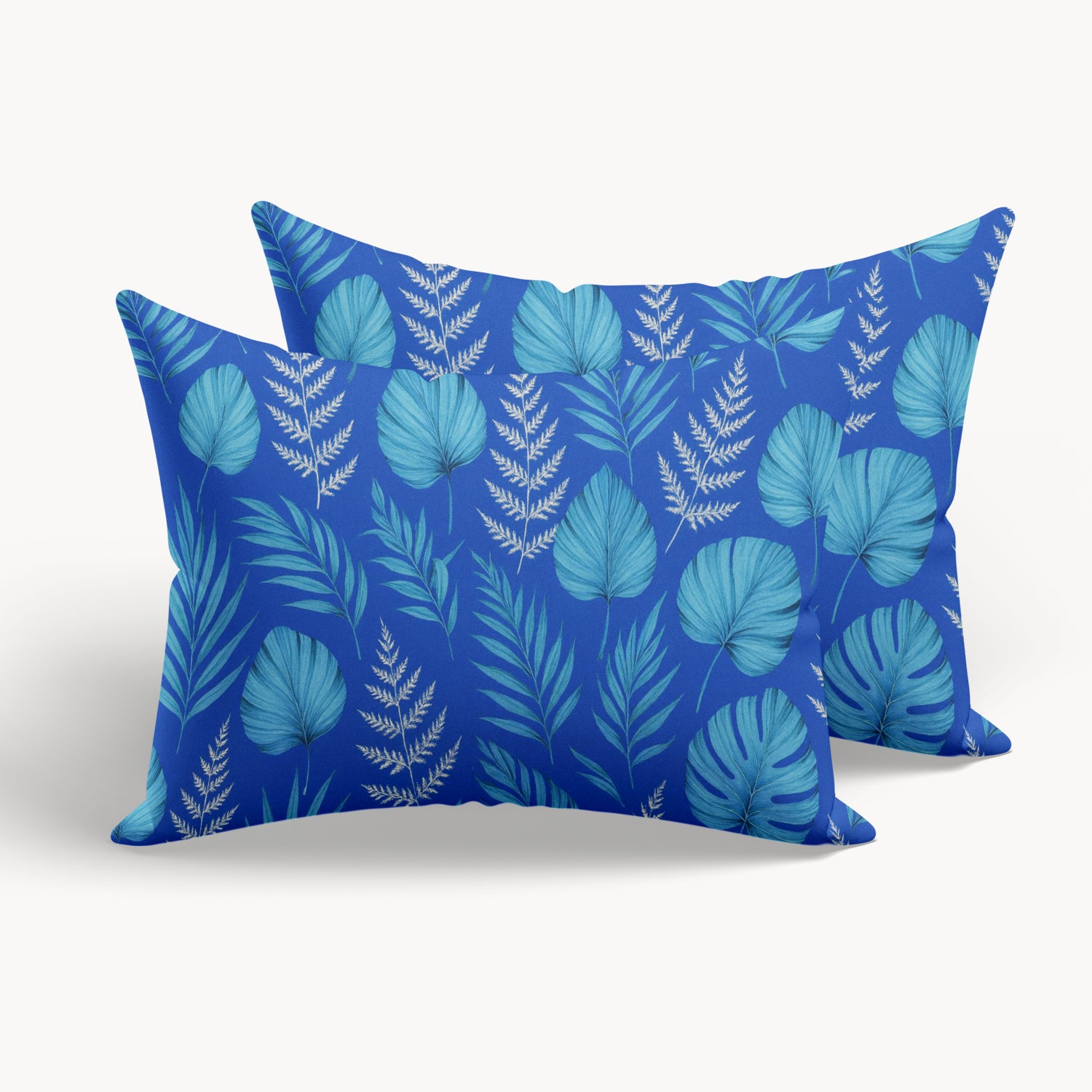HappyBed Pillowcase | Blue Leaves | Set of 2 - SKU: 8721001721108