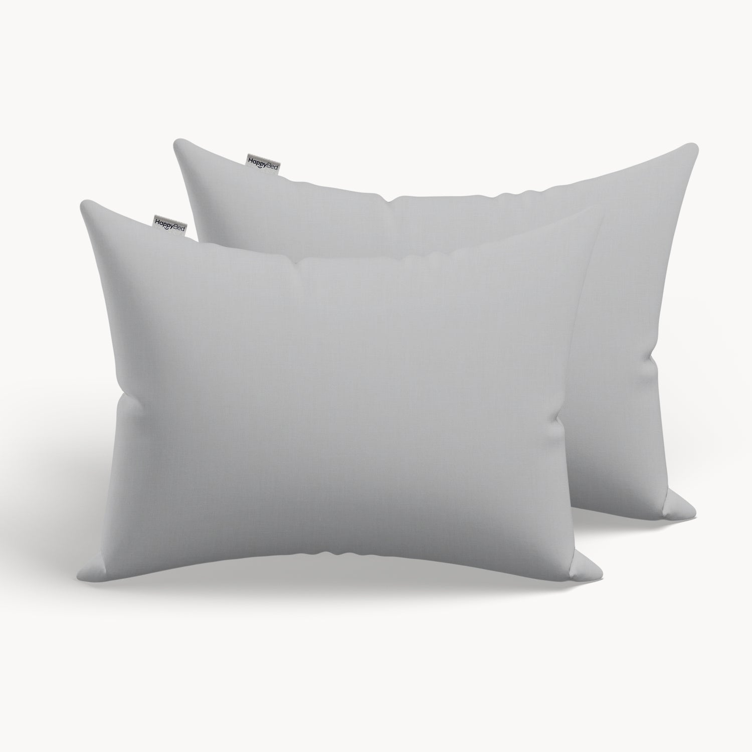 HappyBed Premium - Grey Kissenbezug 2 Stück - Perkal Baumwolle