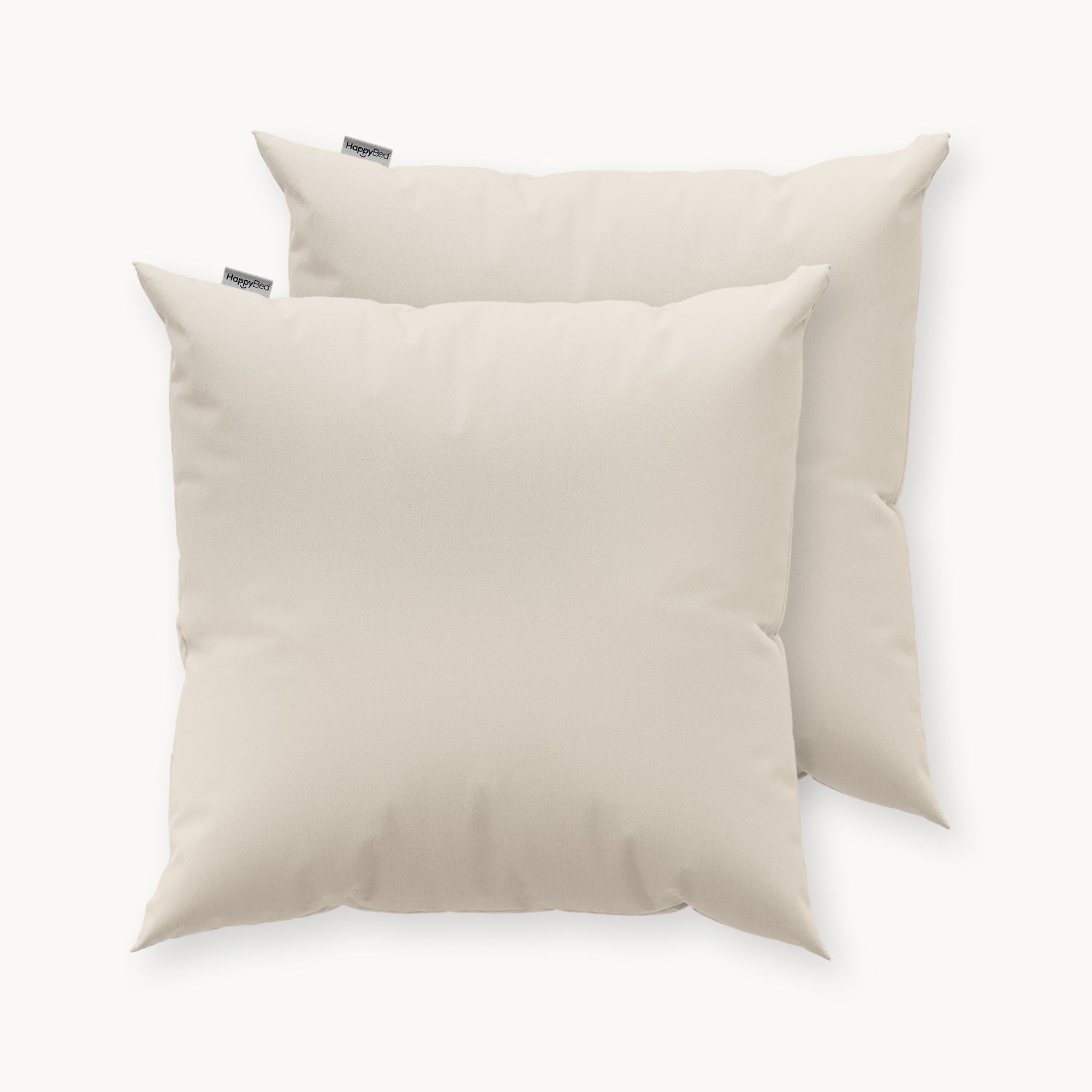 HappyBed Premium - Taupe Kissenbezug 2 Stück - Perkal Baumwolle