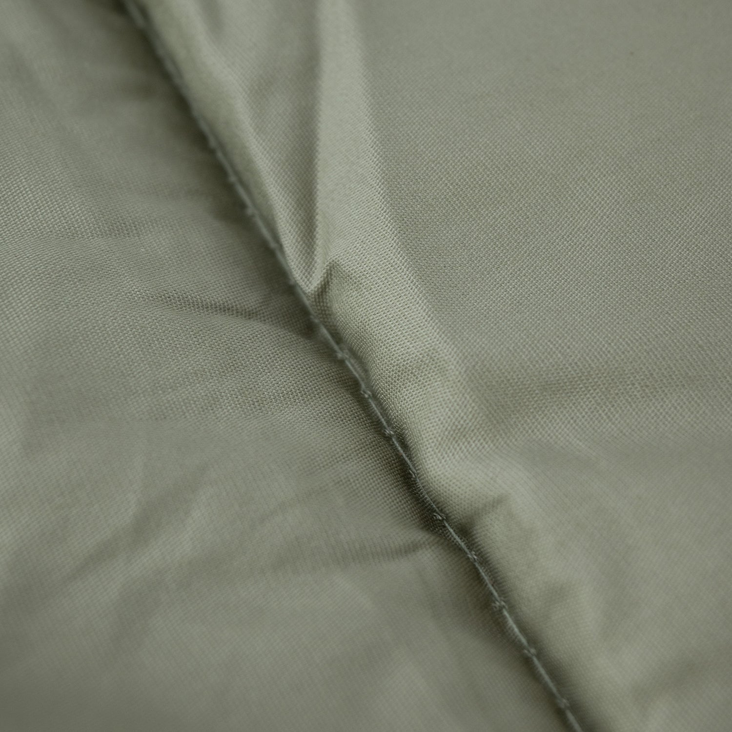 HappyBed Premium Bettdecke | Salbeigrün | Für das ganze Jahr | 100% Perkal Baumwolle