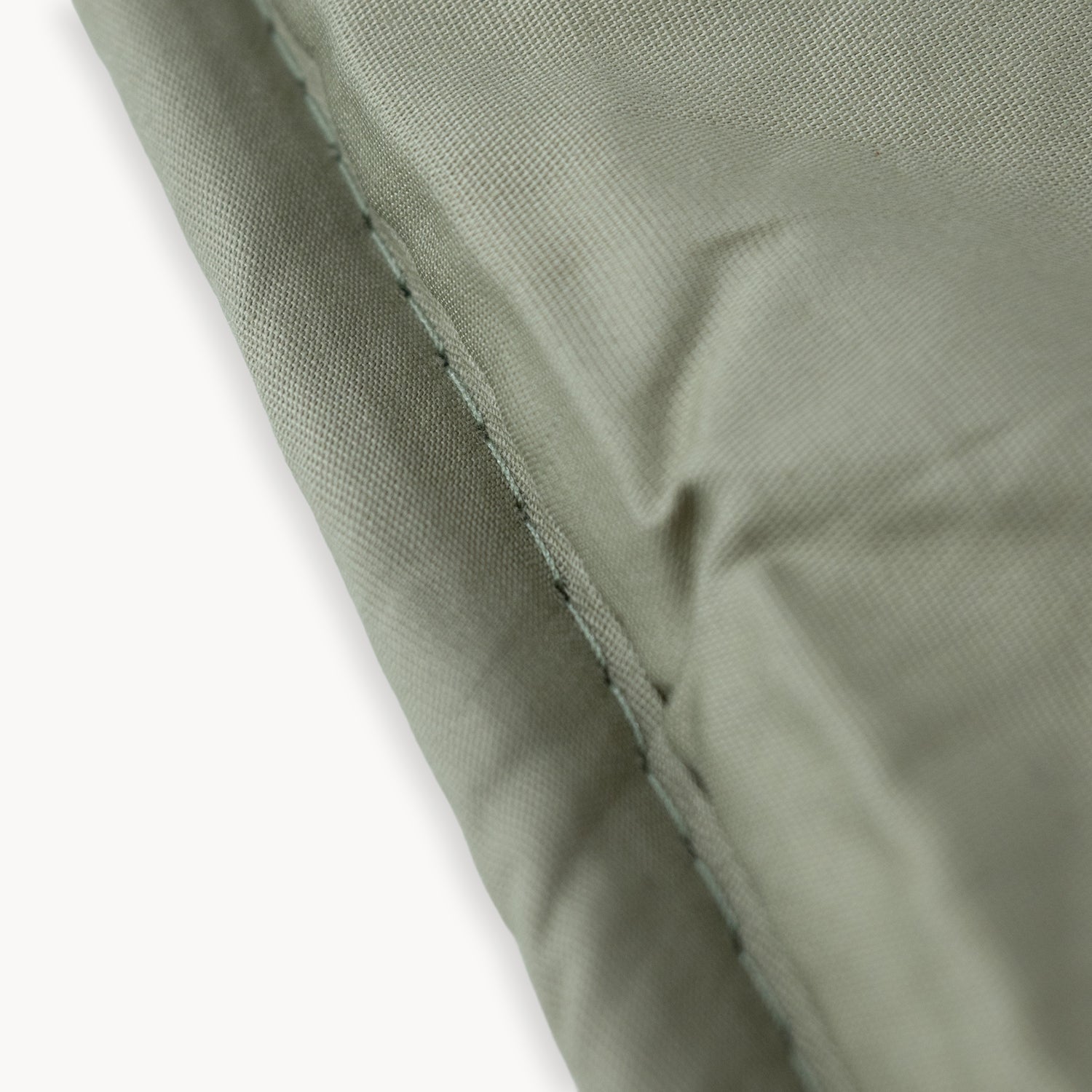 HappyBed Premium Bettdecke | Salbeigrün | Für das ganze Jahr | 100% Perkal Baumwolle