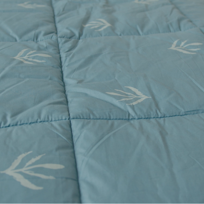 HappyBed Premium Edredón | Brisa Botánica | Para todo el año I 100% Algodón Percal