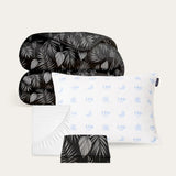 Zomeraanbieding bundel met wasbaar dekbed en Black Leaves ontwerp