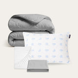 Summer sale bundel wasbaar grijs dekbed zomer aanbieding