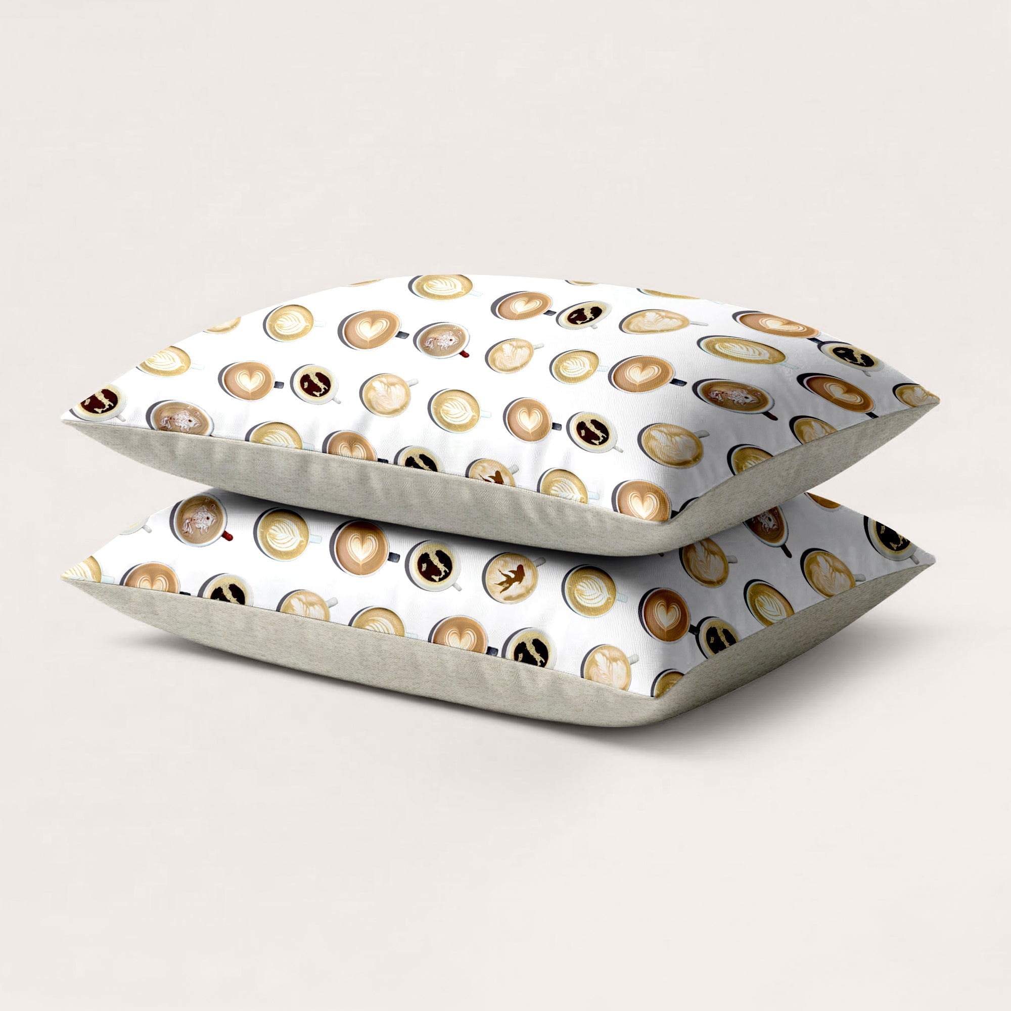 A Fish Named Fred x HappyBed Coffee Dream kussenslopen set met kleurrijke prints en zacht comfort