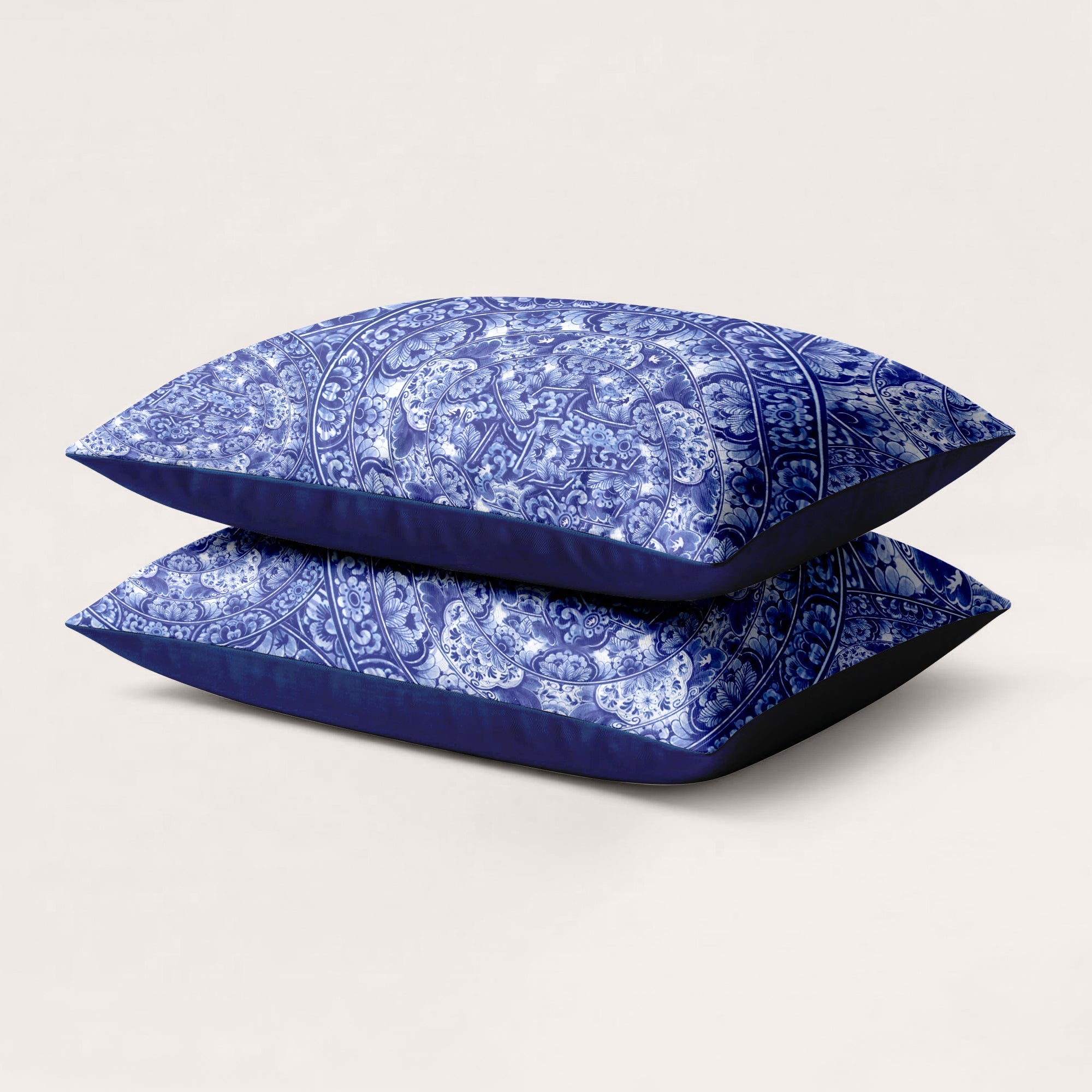 A Fish Named Fred x HappyBed mandala kussensloop set van 2 met kleurrijke iconische prints en zacht comfort