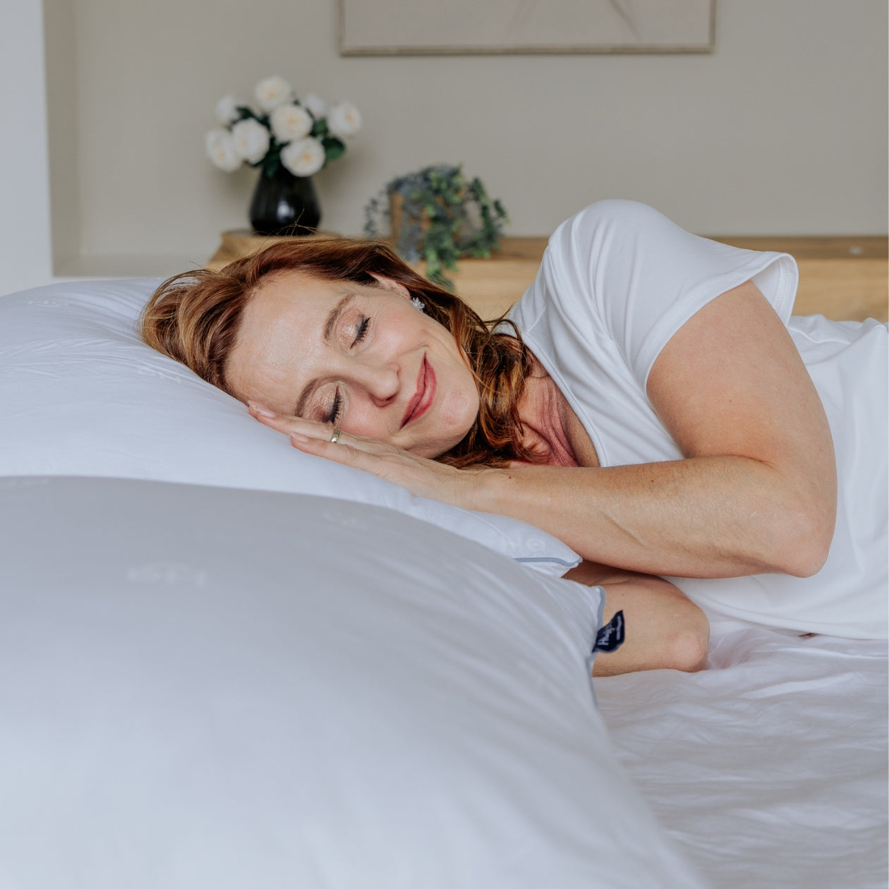 HappyBed | Hoofdkussen Deluxe | Percal katoen