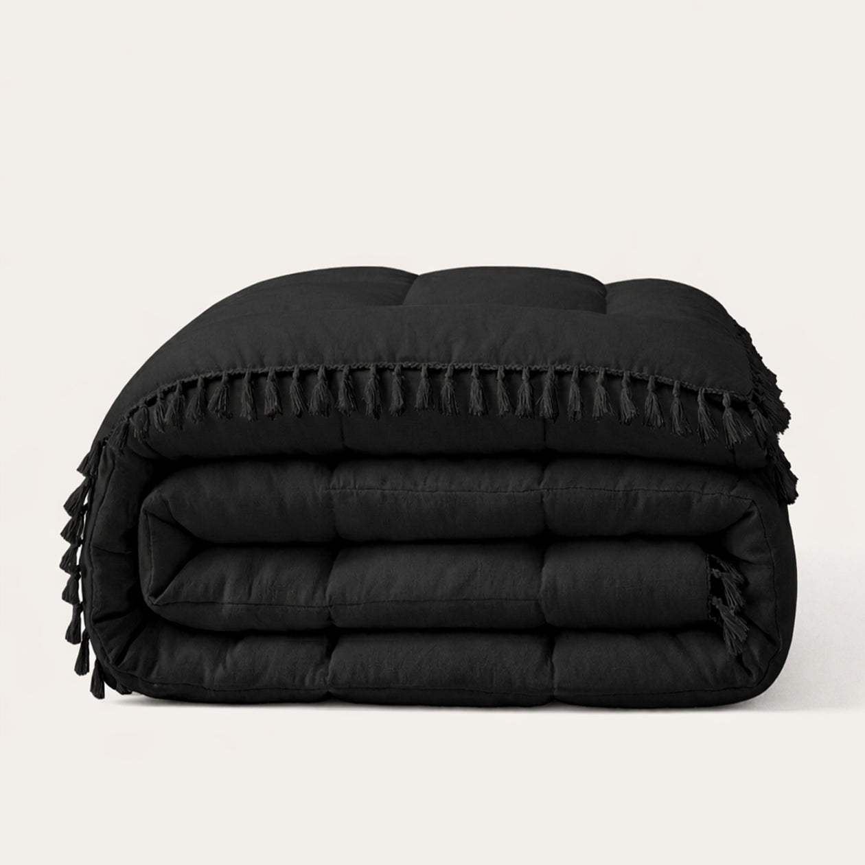 HappyBed Duvet | Ibiza Black | For All Seasons - SKU: 8717752136834