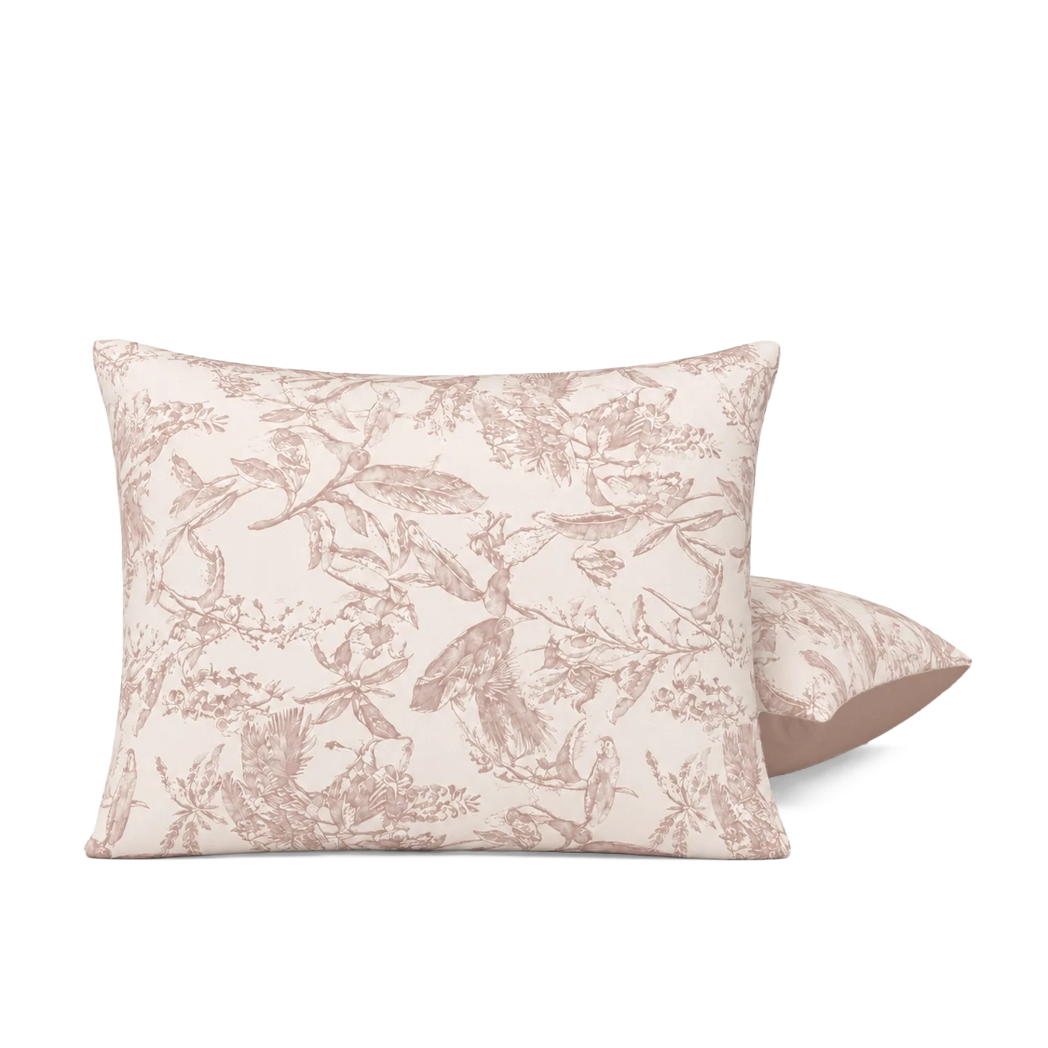 HappyBed Kussenslopen Jacquard bruin set van 2