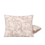 HappyBed Kussenslopen Jacquard bruin set van 2