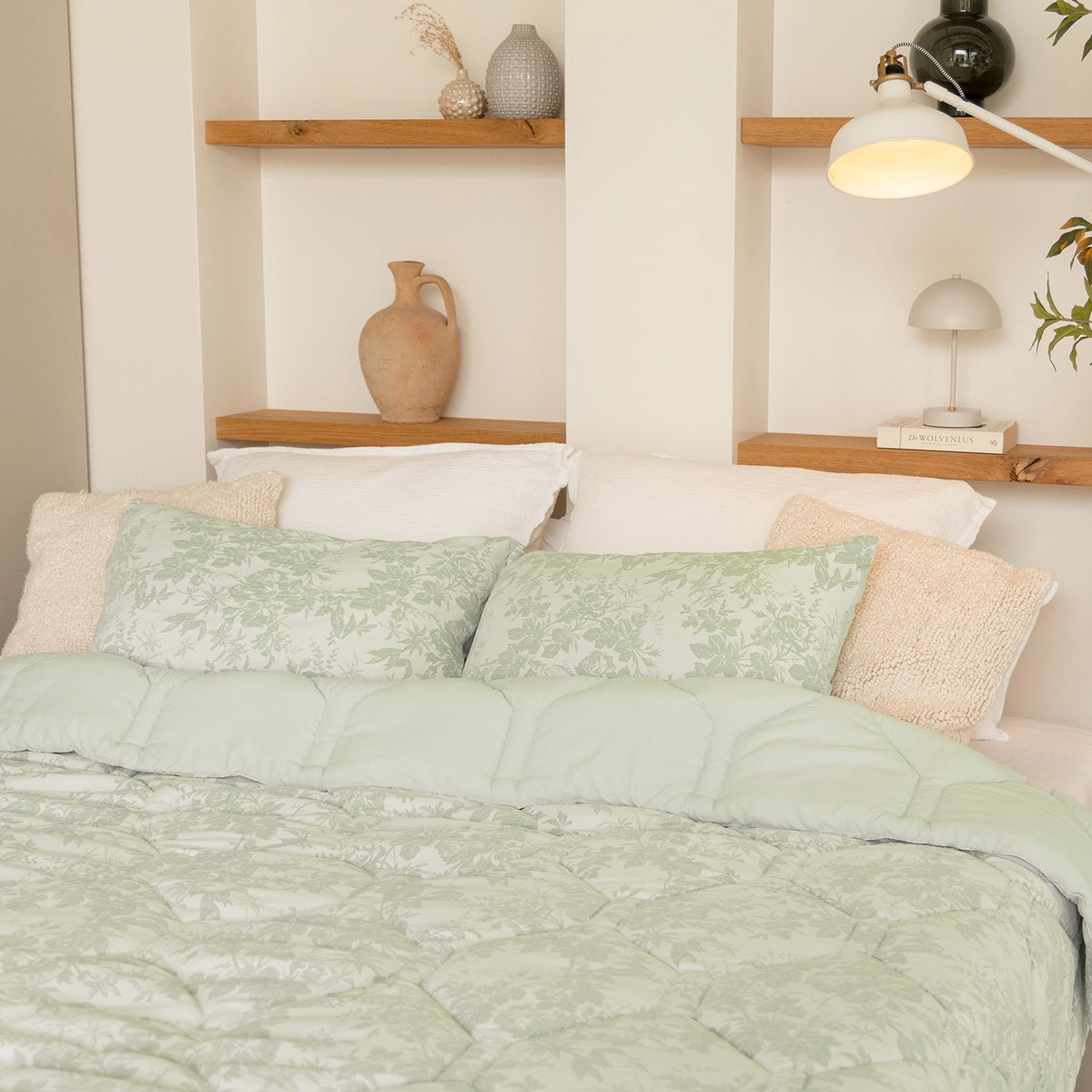 Kissenbezüge | Jacquard | Mint | Set mit 2