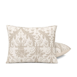 HappyBed kussenslopen Jacquard taupe set van 2
