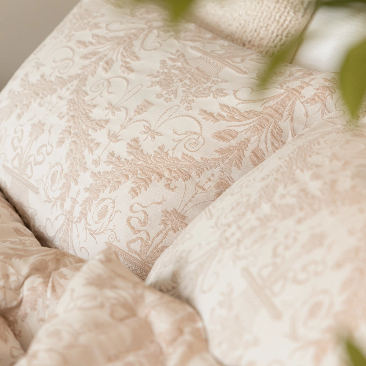 Kissenbezüge | Jacquard | Taupe | 2er-Set