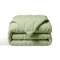 HappyBed vaskbart dyne | Teddy-jacquard | Grøn