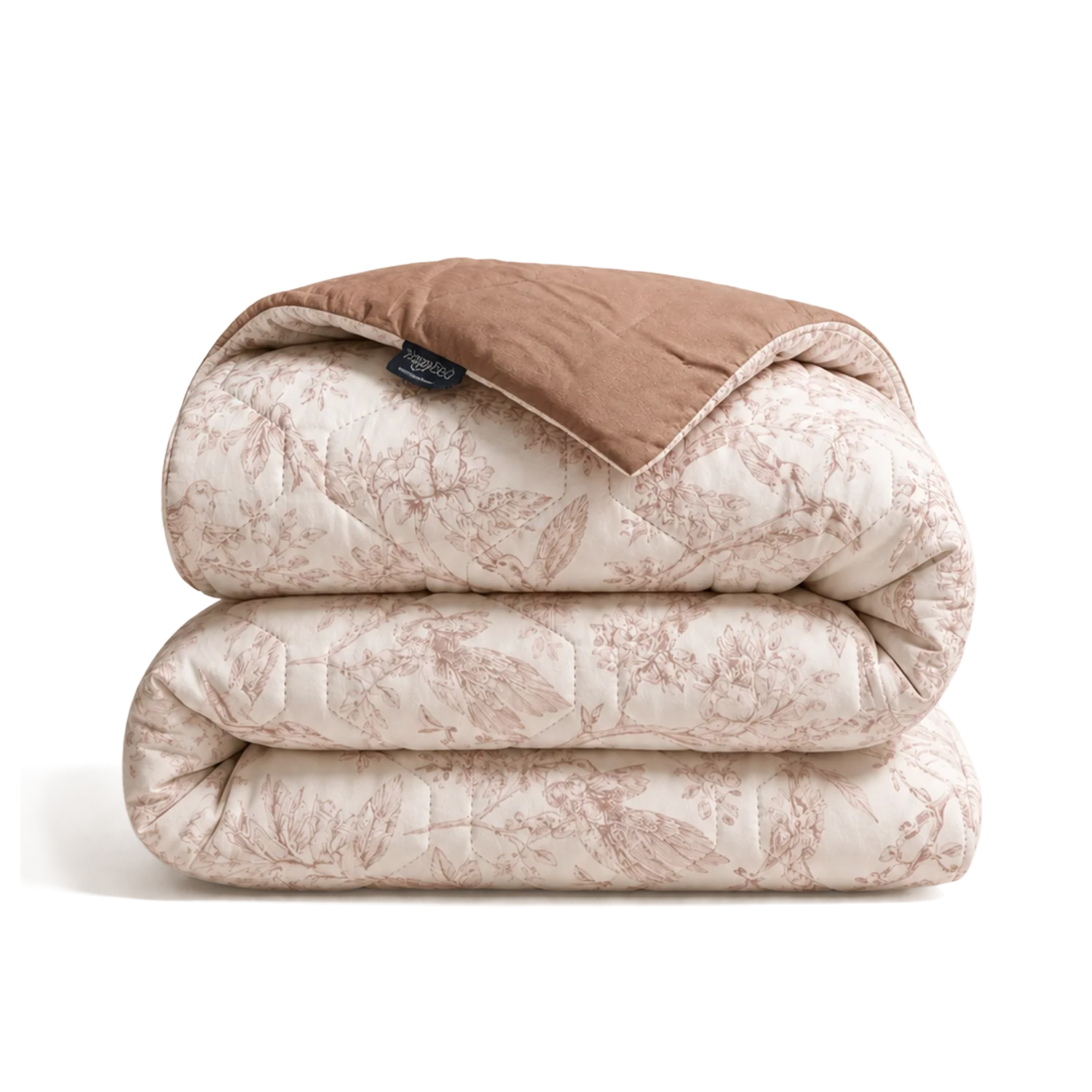 HappyBed Wasbaar All Season Dekbed | Jacquard | Brown - SKU: 8717752118205