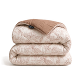 HappyBed all-season Jacquard dekbed in bruin, wasbaar en hypoallergeen