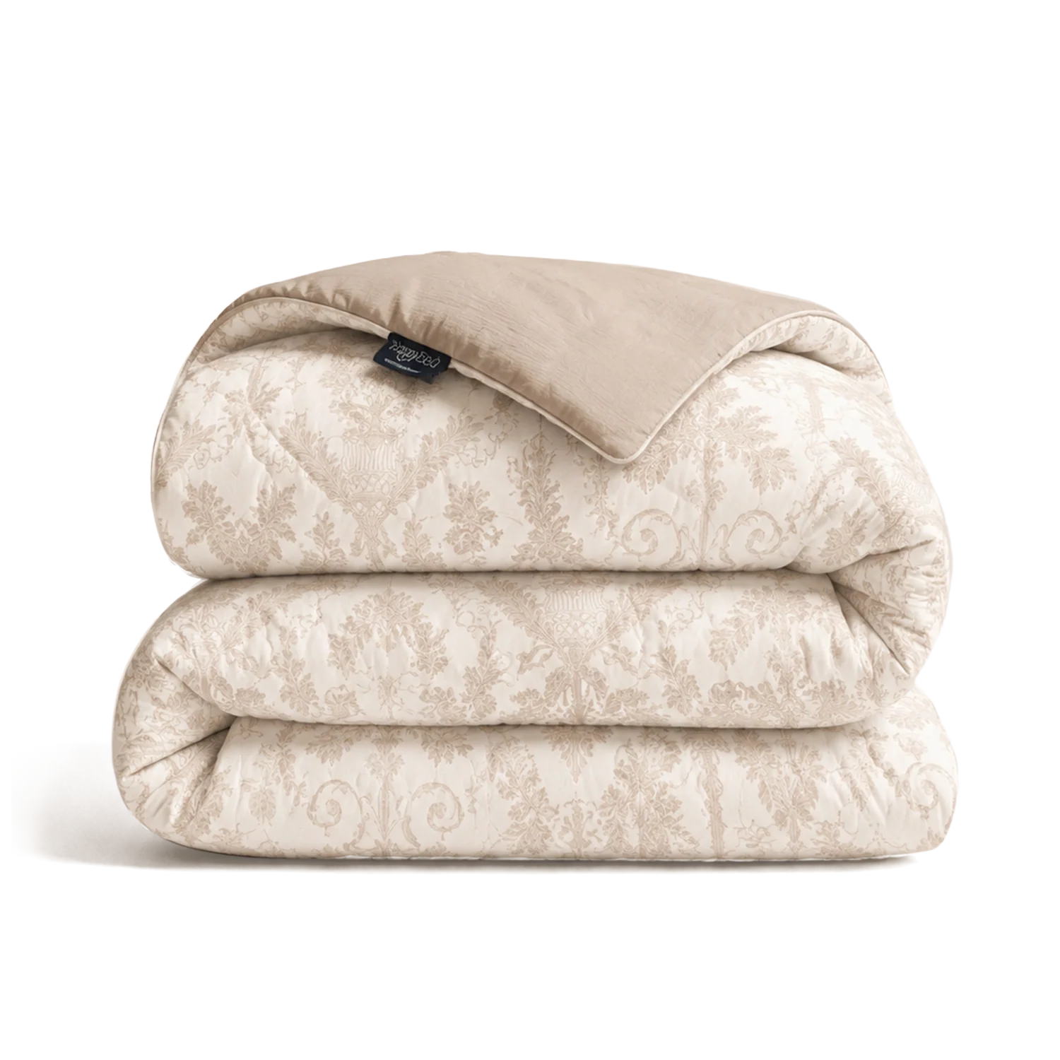 HappyBed Wasbaar All Season Dekbed | Jacquard | Taupe - SKU: 8717752118120