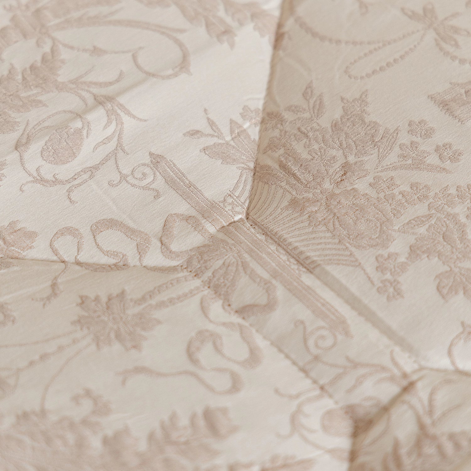 Wasbaar All Season Dekbed | Jacquard | Taupe
