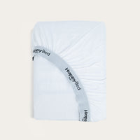 HappyBed Fitted Sheet | Cotton | Jersey White