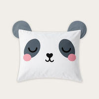 HappyBed Kids Kussensloop met Peter Panda print van 100% zacht katoen voor gevoelige kinderhuid