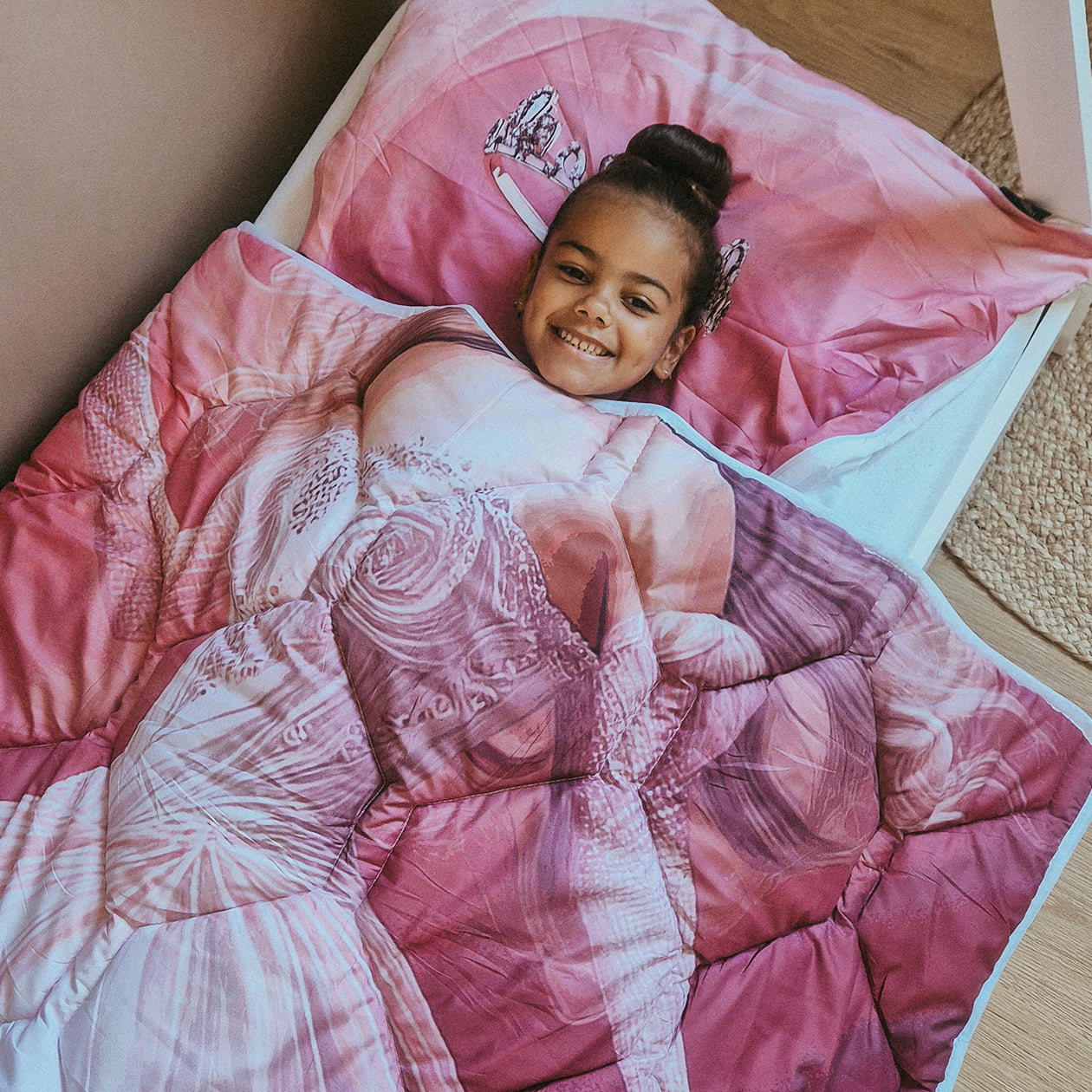 HappyBed Children's Duvet | Princess | For all seasons + pillowcase