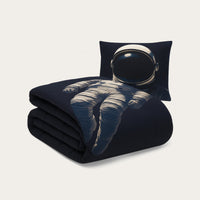 HappyBed Kids Dekbed | Astronaut | Voor het hele jaar + kussensloop (B)