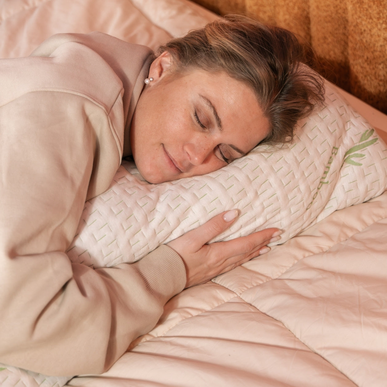 HappyBed Lichaamskussen | Bamboo | 40x145 cm