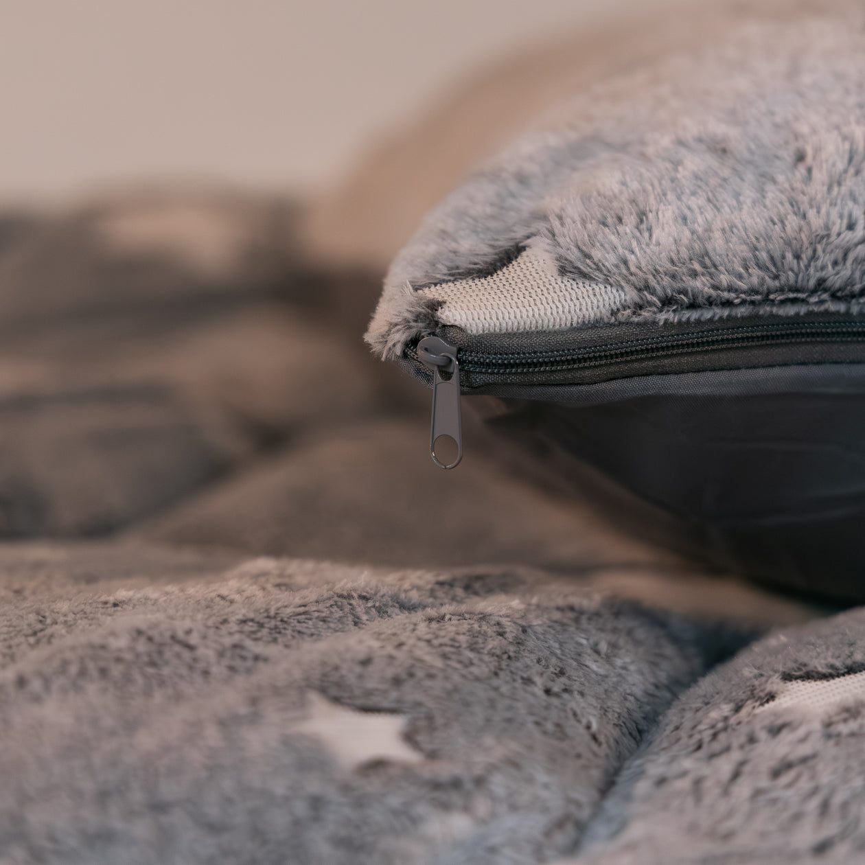 HappyBed Im Dunkeln leuchtende Kinderbettdecke | Sterne - Inklusive Kissenbezug