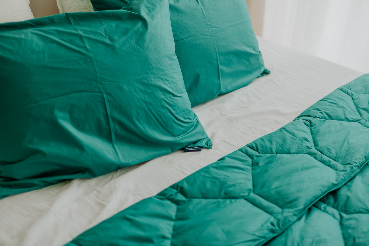 Taies d’oreiller | Duvet de plumes | Jungle profonde | Lot de 2