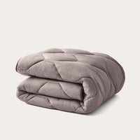 HappyBed Jersey dekbed anthracite, zacht en ademend voor het hele jaar