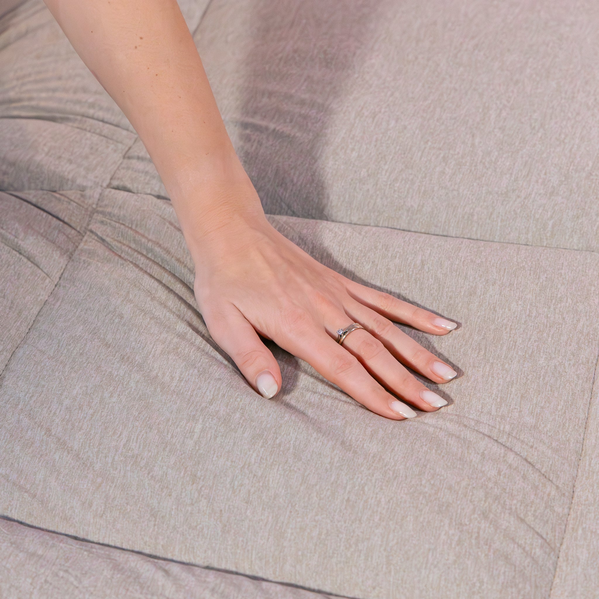 HappyBed Couette | Jersey Taupe | Pour toute l'année