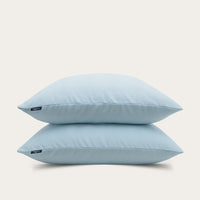 HappyBed Muslin pillowcase set of 2 pieces - Light Blue