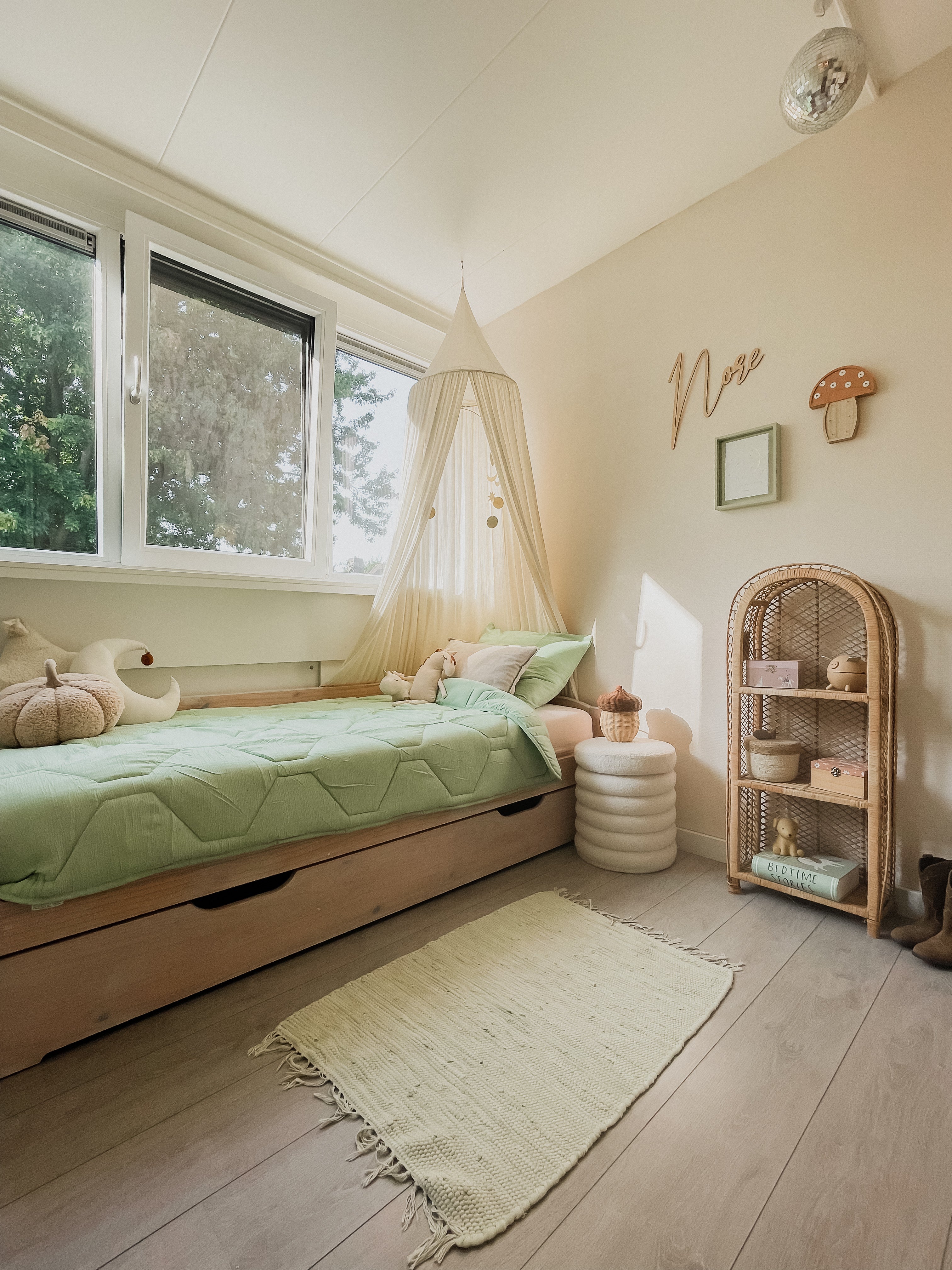 HappyBed Pillowcase | Muslin Light Green | Set of 2