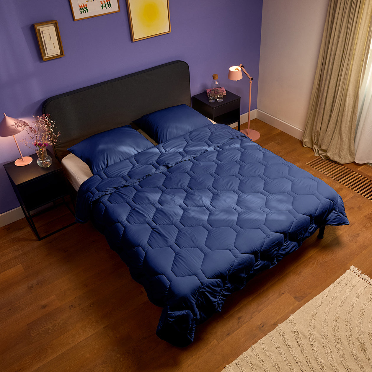 HappyBed Duvet | Navy | For the whole year